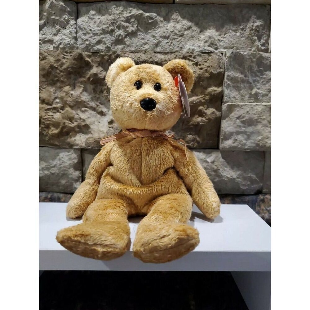 Ty Beanie Baby - CASHEW the Bear (8.5 Inch) MINT with  TAGS